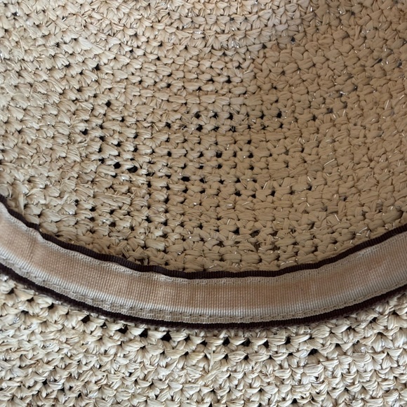 FLORABELLA Marcella Crochet Raffia Hat with Ribbon Trim - Picture 7 of 13